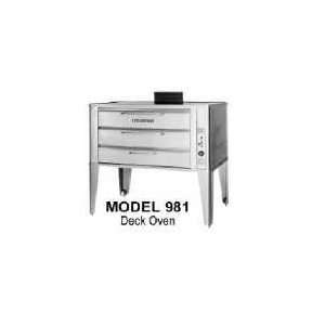  Blodgett 981 BASE Gas Deck Oven  100,000 BTU, 42 x 32 