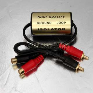 CAR AUDIO STEREO RADIO AMPLIFIER SUB RCA NOISE FILTER  