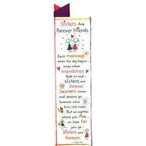  Sisters Are Forever Friends Bookmark