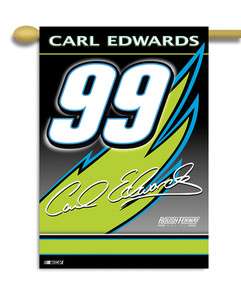 Carl Edwards Aflac 28X40 NASCAR Flag Banner new  