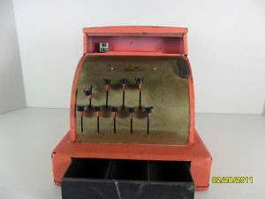 vintage toy cash register  