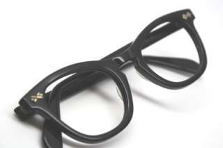 vintage 1950s cat eye glasses retro Romco black cateye 319  