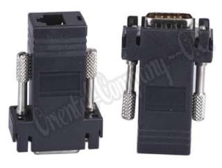 New 10 x VGA Extender to CAT5/CAT6/RJ45 Cable Adapters  