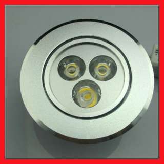 3W Warm White LED Ceiling Light Down Recessed Lamp  