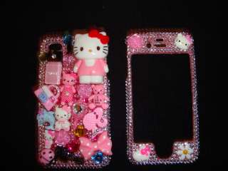   iphone 4g 4scrystal bling rhinestone deco phone case cover  