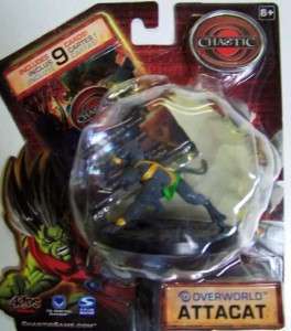 CHAOTIC GAME OVERWORLD ATTACAT FIGURE w TRADING CARDS  