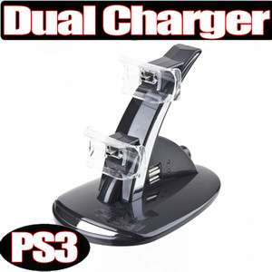   Controller Control Charger Stand Dock Station for PS3 Charging LED