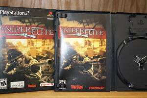 Sniper Elite Playstation 2 replacement case  