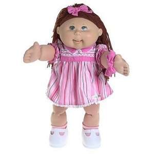  Cabbage Patch Kids 16 Doll Red hair girl   Pink Outfit 