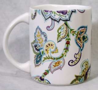 222 Fifth Indochine Purple Fine China Coffee Tea Mug Cup New  