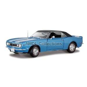  1968 Chevrolet Camaro Z28 Coupe Blue 118 Maisto Diecast 