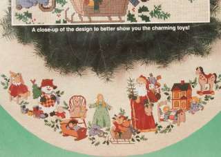 Dimensions TOY COLLECTION Cross Stitch Christmas Tree Skirt Kit  
