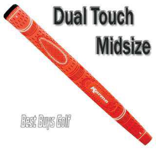New Orange Karma Midsize Dual Touch Paddle Putter Grip  