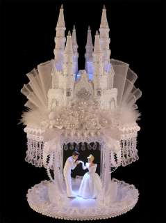 Cinderella Castle COACH AND HORSES Weddng Cake Topper  
