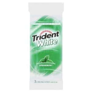 Trident White Spearmint Sugar Free Gum 3 Grocery & Gourmet Food