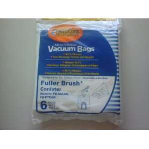  Fuller Brush Canister EnviroCare Vacuum Cleaner Bags / 6 