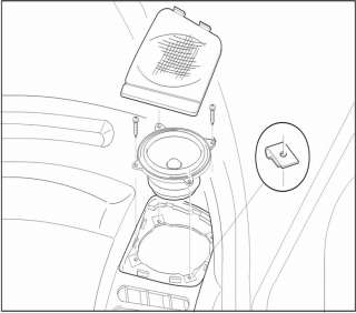   10cm 110W Peugeot Partner, Boxer Dash Car Speaker Upgrade Kit  