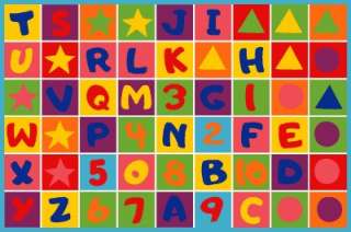   NUMBERS SCHOOL CLASSROOM LARGE EDUCATIONAL AREA RUG FOR KIDS 8 X 11
