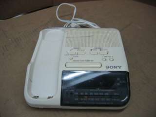 Sony SCT 100 Cordless Telephone Clock Radio Base  
