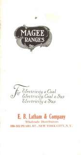   Electricity Coal & Gas 1919 Illustrated Booklet Stoves Ovens  