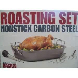  5 Pc Roasting Set Nonstick Carbon Steel