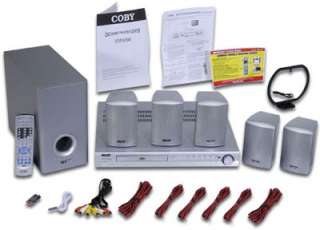 COBY DVD 915   Home Theater System   5.1 Channel 716829999158  