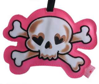 This delightful Pink Skull coin purse is a Fluff original from their 