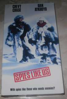 Spies Like Us Chevy Chase Dan Aykroyd Comedy VHS Movie  
