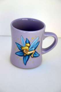 Disney Tinker Bell Coffee Cup Lavender 3d Mug 16 oz  