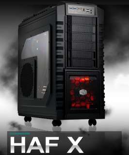 CoolerMaster HAF X ATX Mid Tower Computer Cases black  