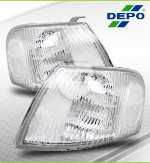 98 00 Toyota Corolla Clear Corner Lights Sigal Lamps 99  