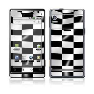    Motorola Droid Skin Decal Sticker   Checkers 