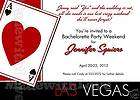 Las Vegas Bachelorette or Bridal Shower Invitations