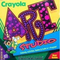 Crayola Art Studio PC CD picture coloring paint program, crafts 