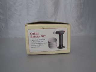 CREME BRULEE SET 5 PIECES SET PLUS TORCH COMPLETE IN BOX  
