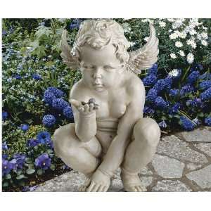   Garden Children Cherub Home Gallery Garden Sculpture Statue Figurine