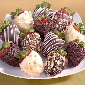 12 Nuts About Chocolate Covered Strawberries
