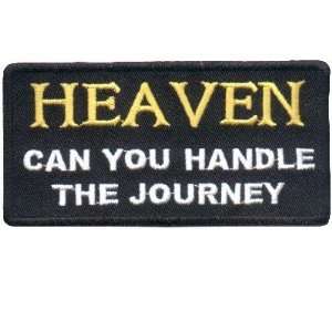   Can You Handle The Journey Christian Biker Patch 