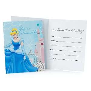  Cinderella Party Invitations   Cinderella Invitations   8 