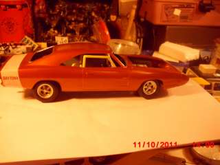 AMT MPC 1969 DAYTONA CHARGER BODY PAINTED ORANGE METALLIC LAQUER 