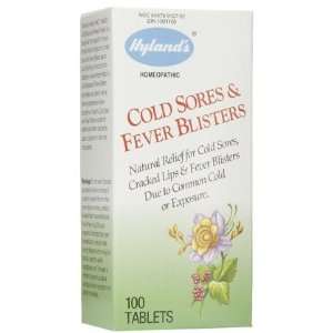 Hylands   Cold Sores/Fever Blisters 100 tabs (Pack of 3 