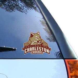  NCAA Charleston Cougars 4 x 4 Team Logo Car Decal 