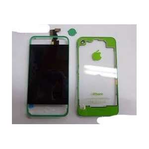  Green Color Transparent Plastic Glass   Full Battery Back 