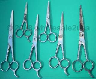 These are hair stylist scissors ideal for barber shop or home use
