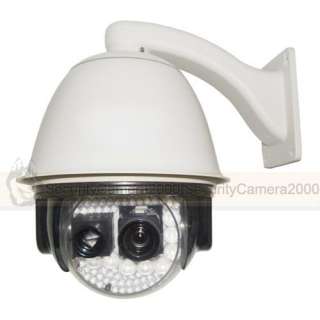 26 Optical and 12 Digital Zoom 480TVL 200m IR PTZ Dome Security Camera