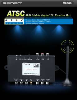   ATSC M/H Mobile Digital TV Tuner Receiver Box/Converter US MPEG 2 E3
