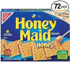 Honey Maid Honey Grahams, 28.8 Ounce Boxes (Pack of 72)  