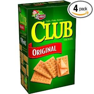 Club Crackers, Original, 16 Ounce Boxes (Pack of 4)  