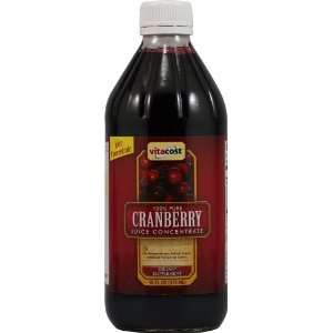  Vitacost 100% Pure Cranberry Juice Concentrate    16 fl oz 