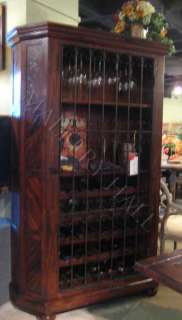 Old World Distressed Wine Cabinet Old World Iron Doors  